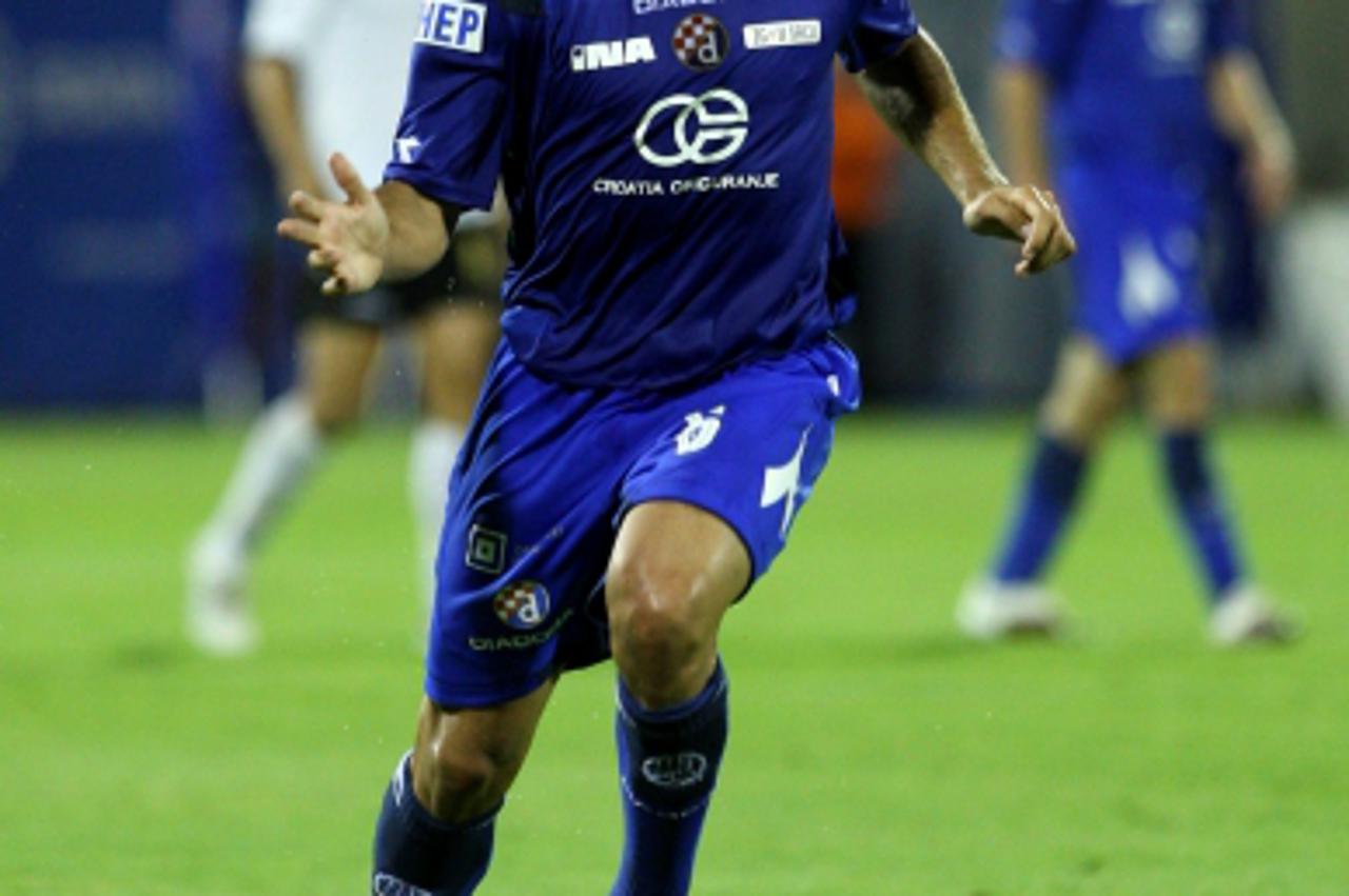 '24.07.2010., Stadion Maksimir, Zagreb - Nogometna utakmica 1. kola T-Com HNL izmedju NK Dinamo i NK Hrvatski dragovoljac. Adrian Calello Photo: Marko Lukunic/PIXSELL'