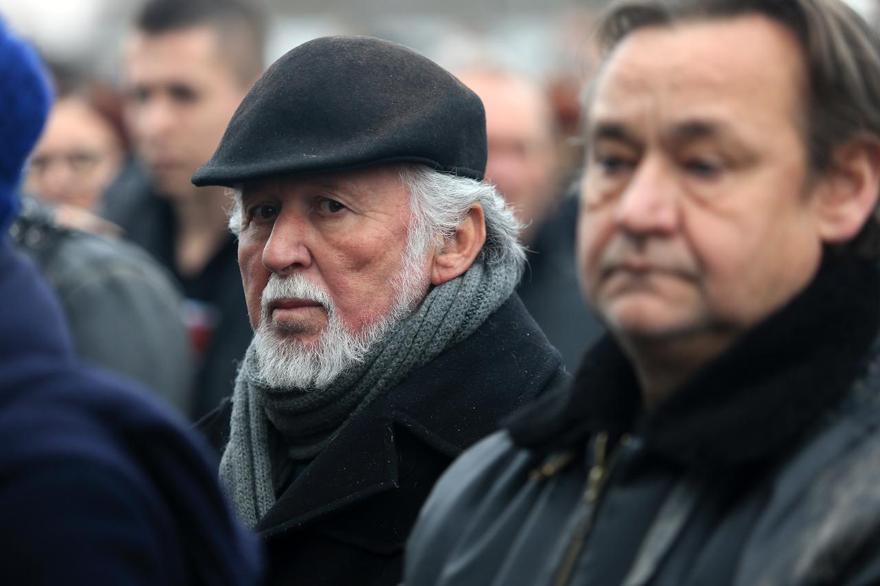 Zagreb: Glumci Pero i Filip Juričić