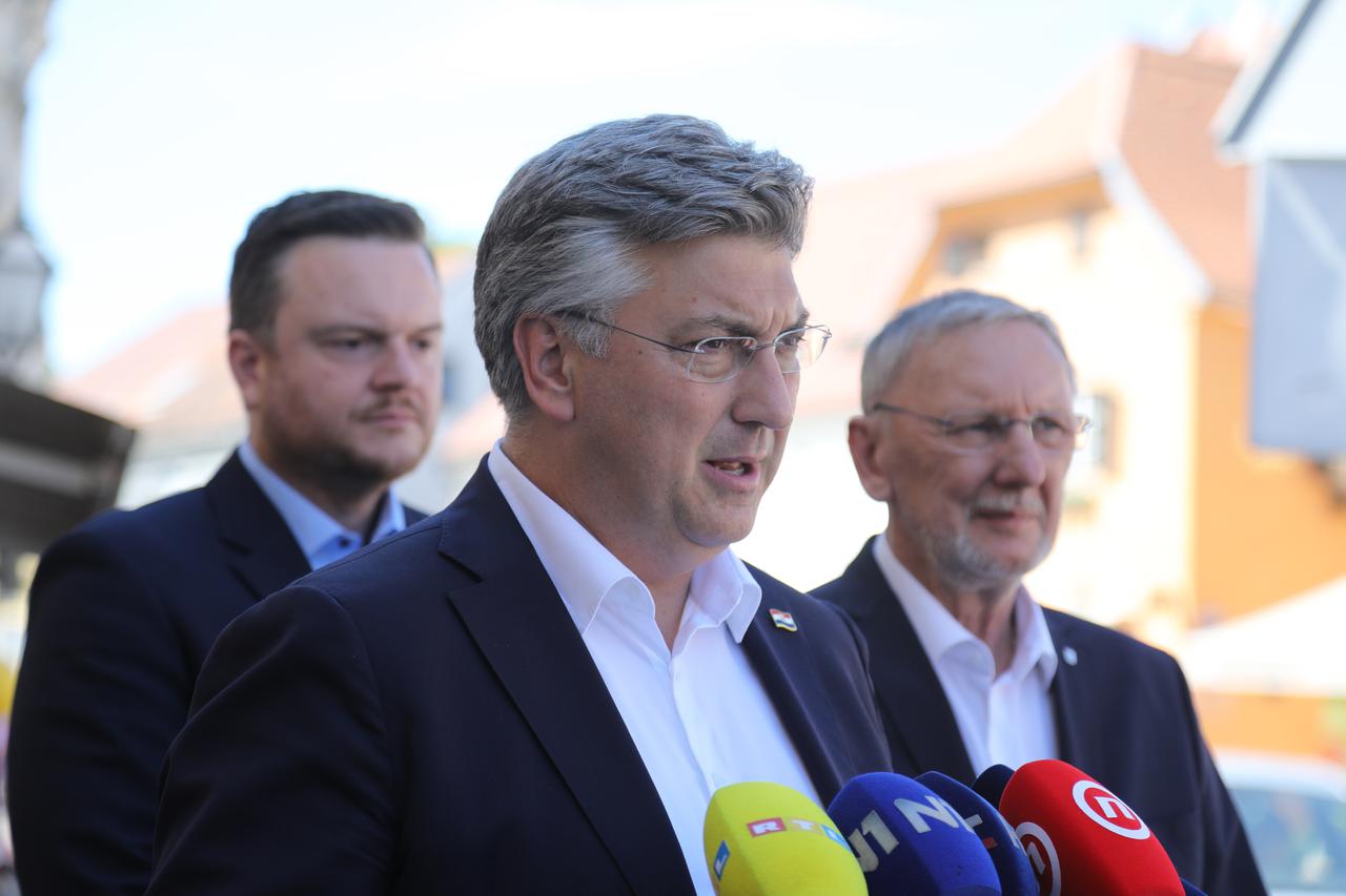 Samobor: Premijer Plenković u društvu građana i kandidata VI. izborne jedinice 