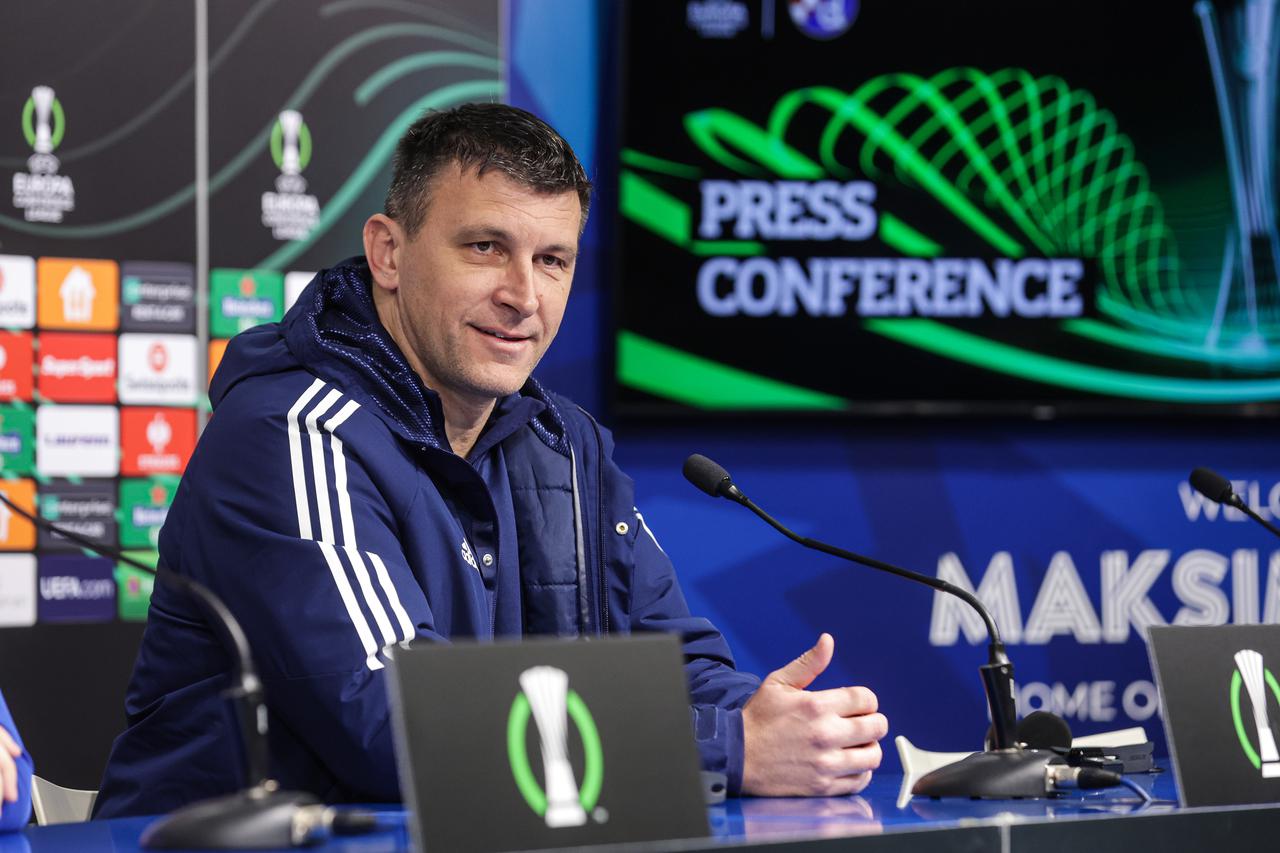 Zagreb: Konferencija za medije GNK Dinamo uoči sutrašnje ogleda s PAOK-om