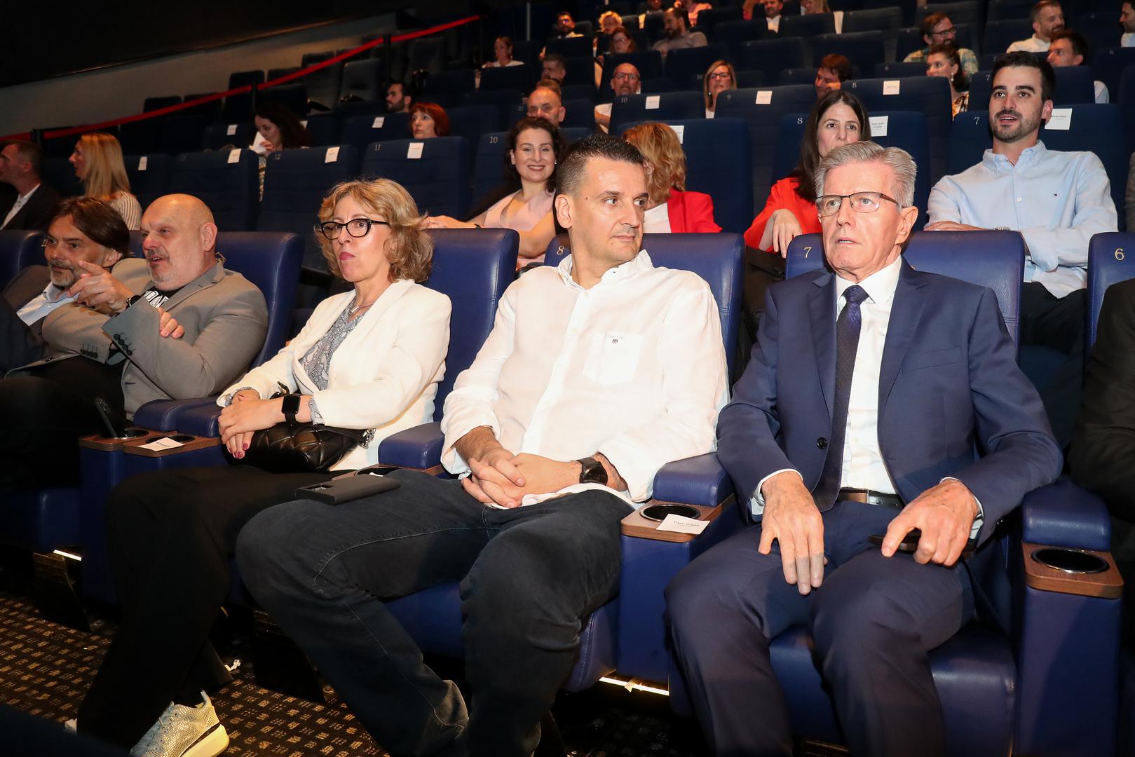28.06.2023., Zagreb - Premijera filma Vecernjeg Lista "10 godina Hrvatske u Europskoj uniji" Photo: Matija Habljak/PIXSELL