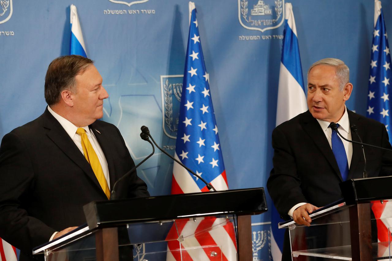 Američki državni tajnik Mike Pompeo i izraelski premijer Benjamin Netanyahu
