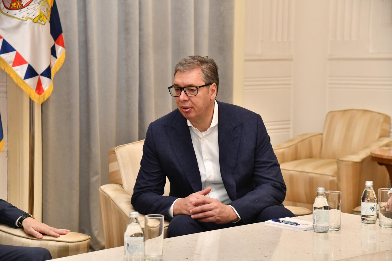 Beograd: Aleksandar Vučić primio je šefa Delegacije Europske unije u Republici Srbiji Emanuelea Ziofrea