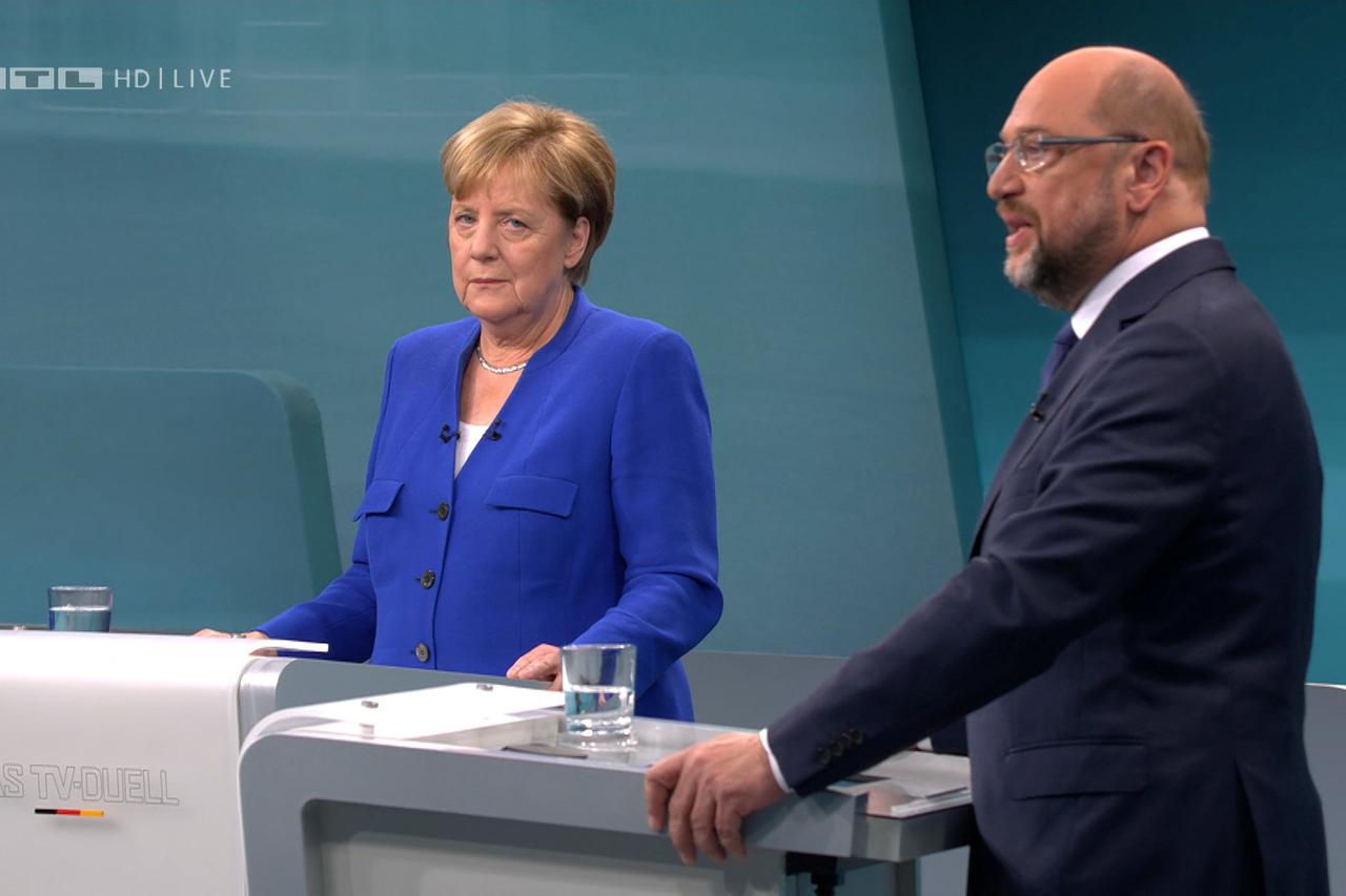 Sučeljavanje: Angela Merkel i Martin Schulz