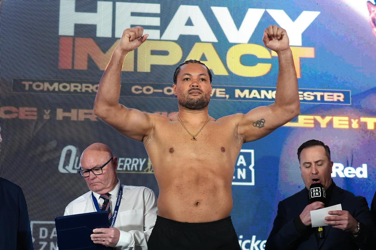 Joe Joyce v Filip Hrgovic - Weigh In - Co-op Live