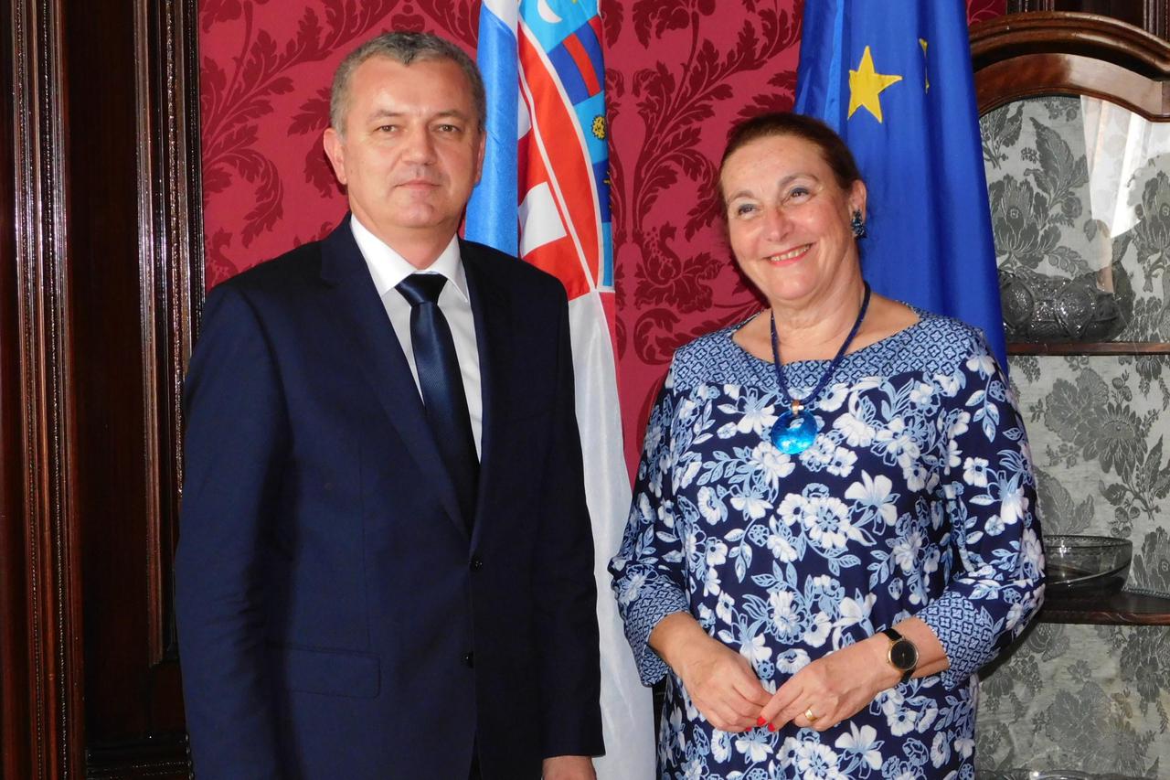 Hrvatsko izaslanstvo u Veleposlanstvu RH u Beču