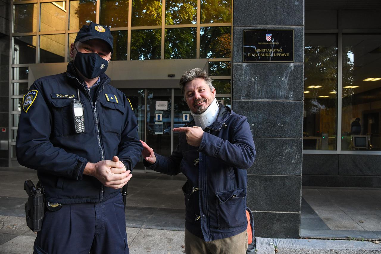 Zagreb: Dario Juričan došao privesti ministra Ivana Malenicu