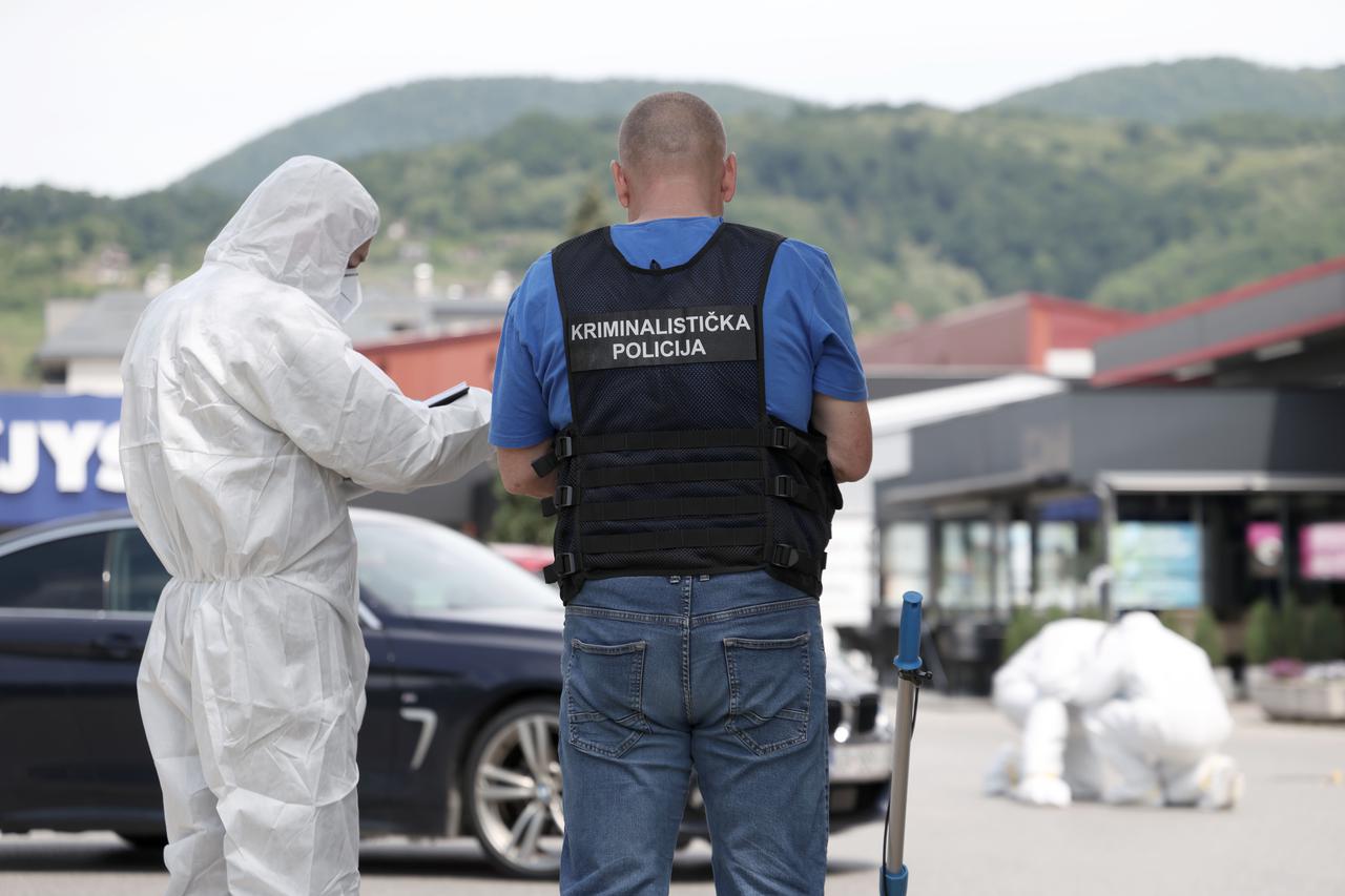 Krapina: Policijski očevid na mjest ubojstva šefa krim policije Roberta Grileca