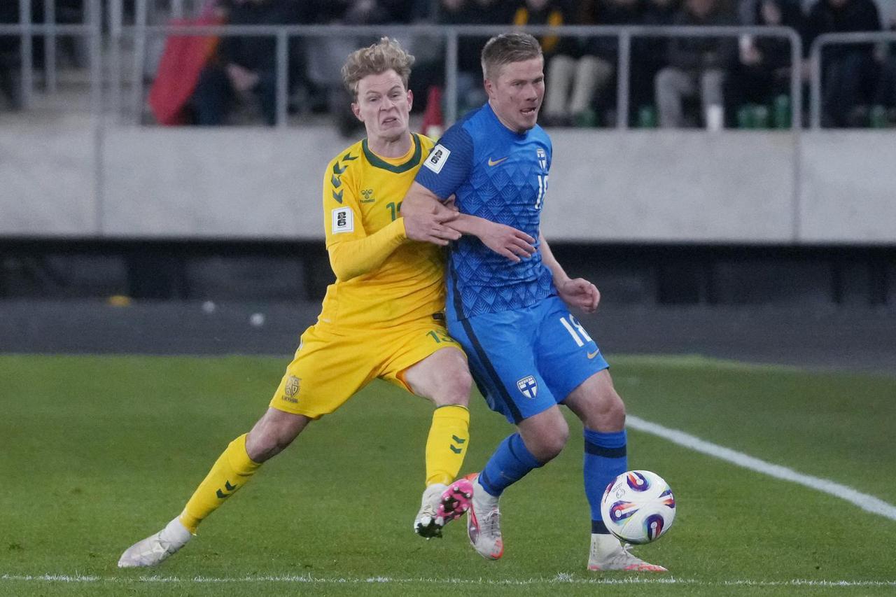 World Cup - European Qualifiers - Group G - Lithuania v Finland