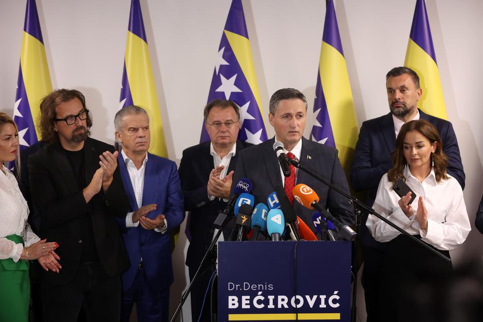Sarajevo: Denis Bečirović proglasio pobjedu kao Bošnjački član Predsjedništva BiH
