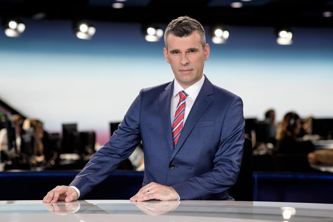 Zagreb: Marija Miholjek i Petar Pereža, voditelji Dnevnika Nove TV