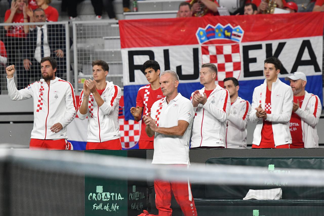 Varaždin: Davis Cup, meč Duje Ajduković - Joris De Loore