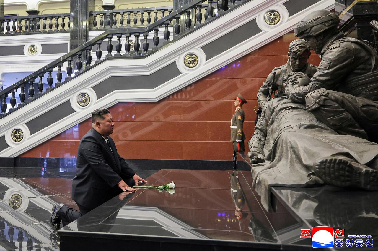 Inauguration of the Memorial Museum of Combat Feats at the Overseas Military Operations honouring North Korean troops killed while fighting for Russia in the war against Ukraine, in Pyongyang