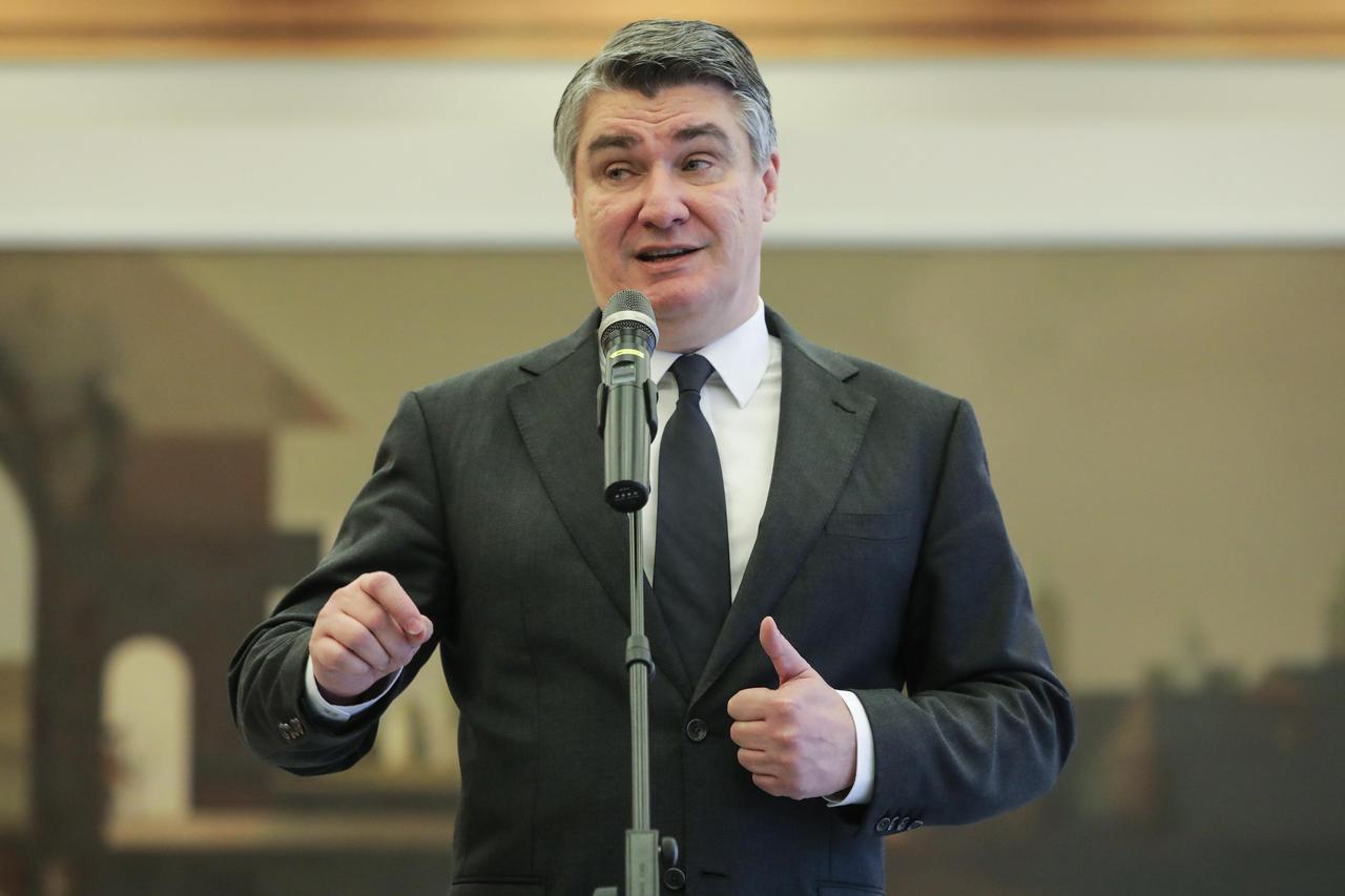 Zagreb: Predsjednik Milanović dao je izjavu medjima