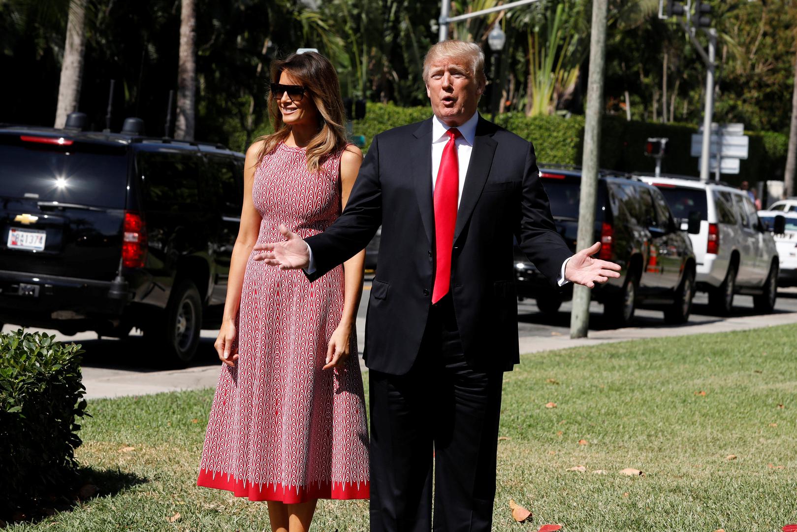  Zato su fotografije snimljene danas u Palm Beachu gdje predsjednički par provodi blagdane, iznenadile sve.
