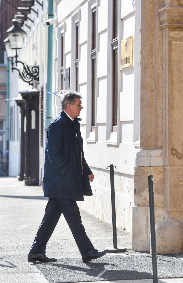 06.02.2024., Zagreb -  Ivan Turudic dosao u Banske dvore na sjednicu vladajuce koalicije  Photo: Josip Regovic/PIXSELL