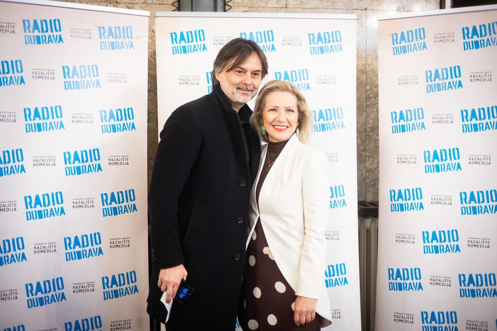 Urednik Večernjeg lista Dražen Klarić i voditeljica Barbara Kolar