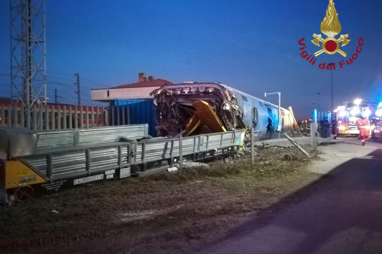 Vlak iskočio iz tračnica u blizini Milana