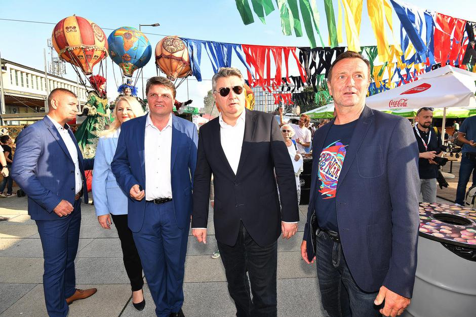 Varaždin: Predsjednik Zoran Milanović posjetio je 24. Špancirfest