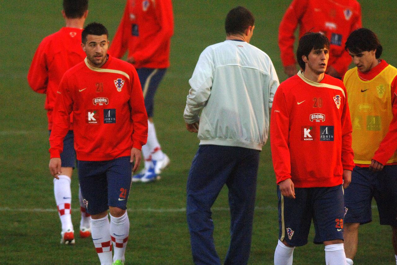 Rovinj: Trening nogometne reprezentacije uo?i utakmice s Andorom