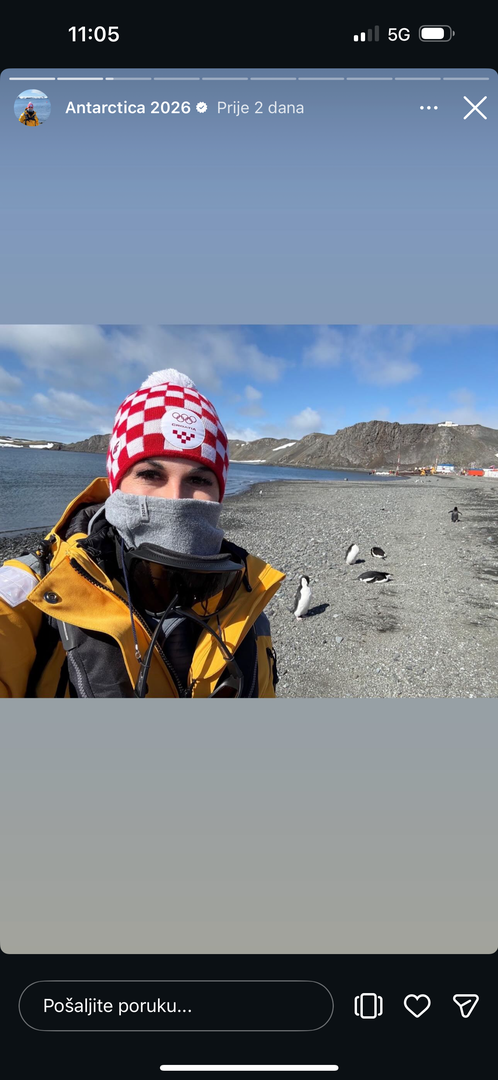 Bivša predsjednica Kolinda Grabar-Kitarović na Instgramu je objavila fotografije s Antarktika.