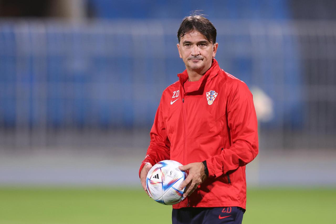 Rijad: Trening hrvatske nogometne reprezentacije uoči utakmice protiv Saudijske Arabije