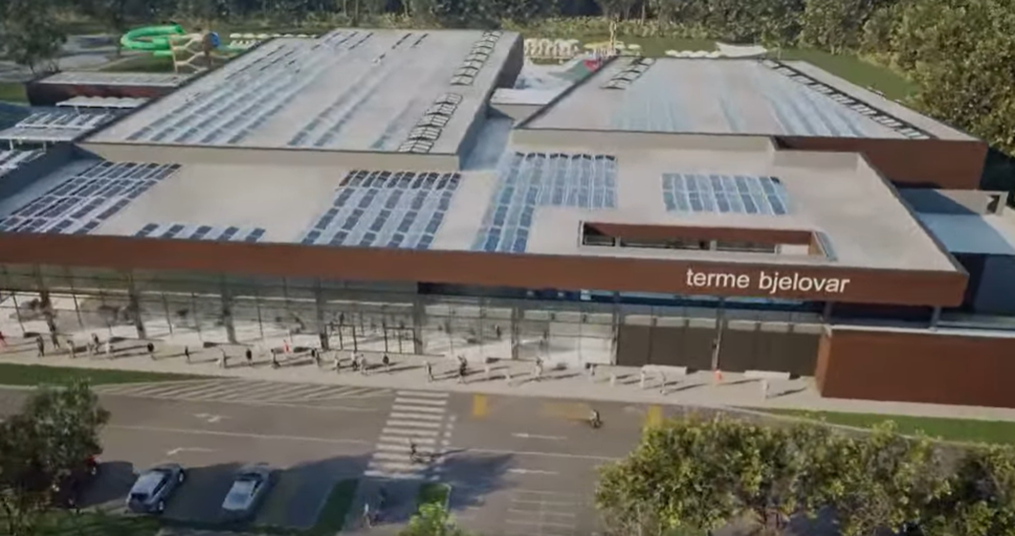 Dario Hrebak ocijenio je kako će bjelovarske toplice s olimpijskim bazenom preporoditi taj grad te procijenio kako bi trebale biti dovršene najkasnije u jesen 2026. godine.