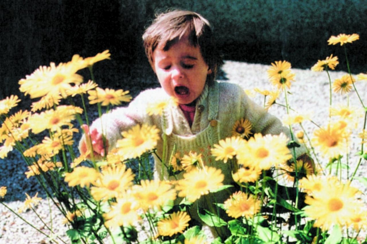 'dijete cvijece pelud alergija'