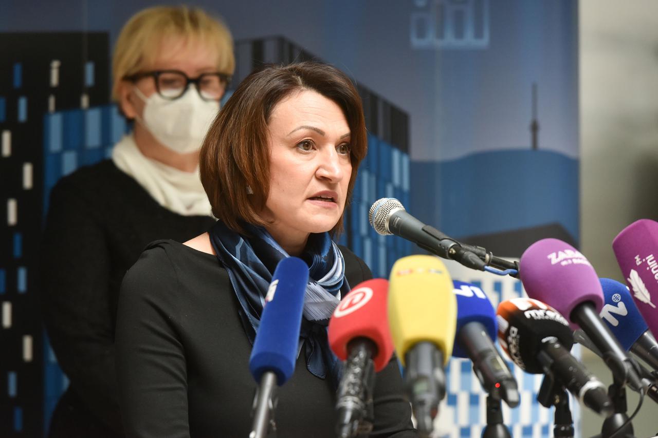 Zagreb: Jelena Pavičić Vukičević održala konferenciju za medije