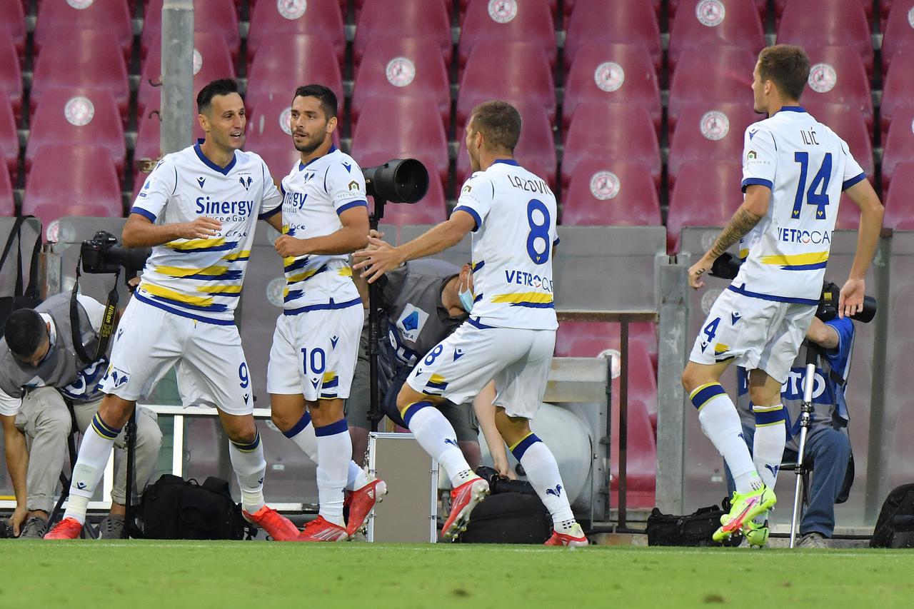 Italian football Serie A match - US Salernitana vs Hellas Verona FC