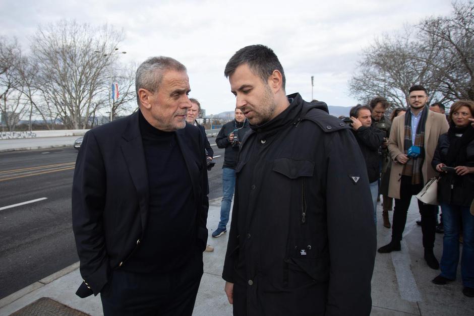 Zagreb: Milan Bandić prisustvovao obilježavanju završetka radova na Mostu slobode