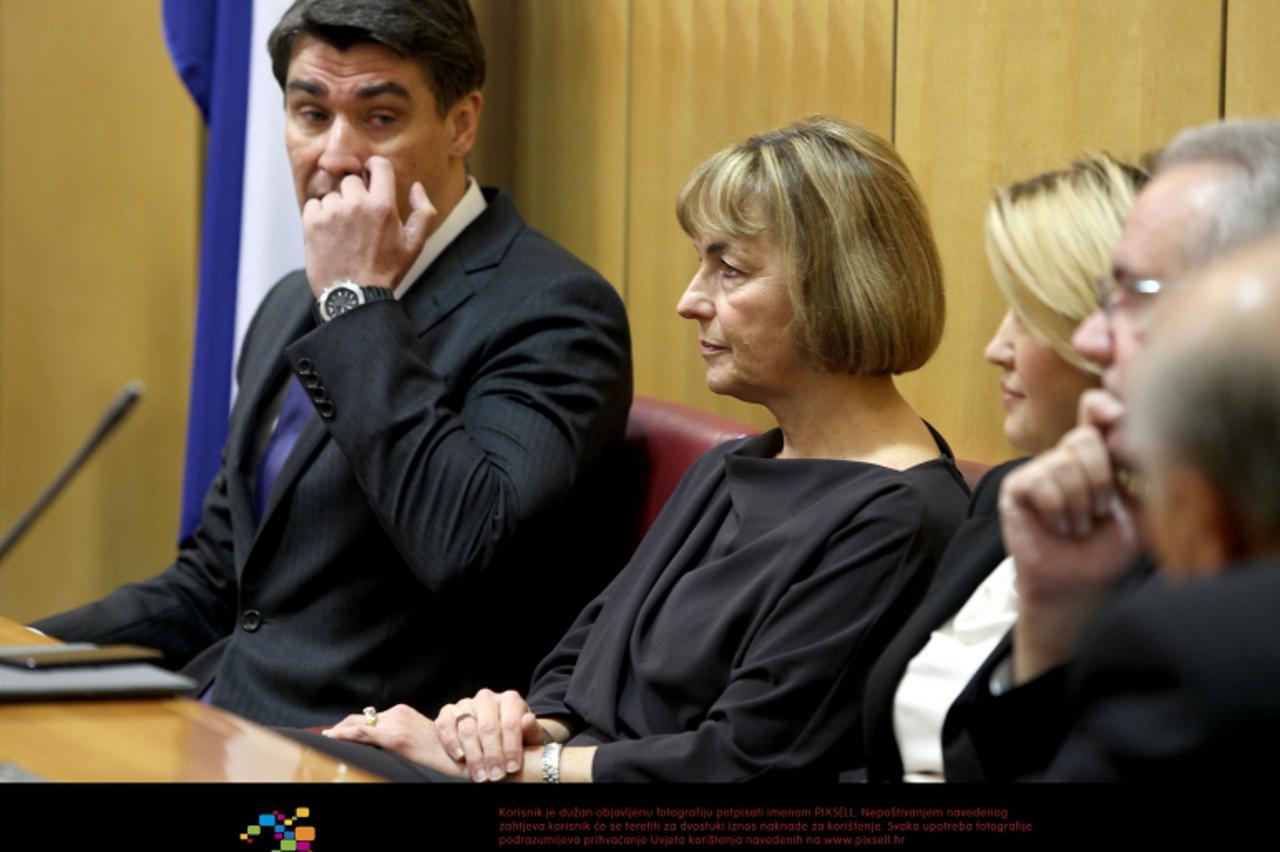 '27.11.2012., Zagreb - Sjednica Sabora RH nastavljena je raspravom o prijedlogu drzavnog proracuna za 2013. godinu. Photo: Patrik Macek/PIXSELL'