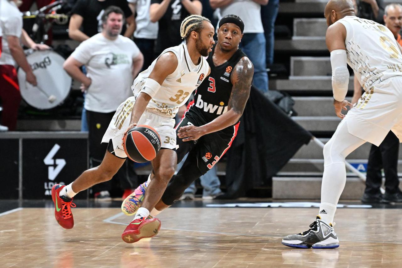 Basketball Euroligue 2022 - Match "LDLC Asvel - Olympiakos Le Pirée (77-75)" à Villeurbane