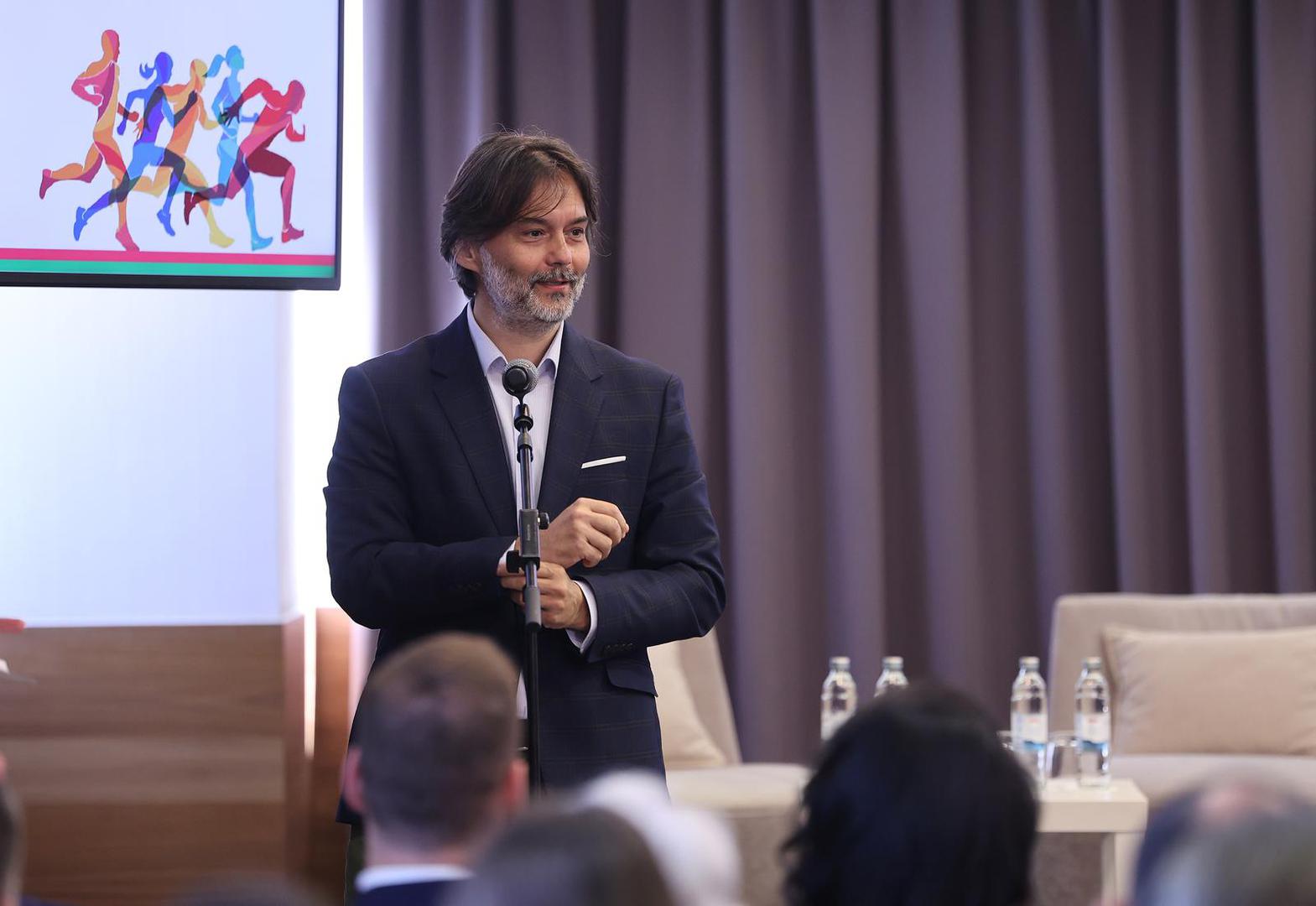 23.05.2023., Hotel DoubleTree by Hilton, Zagreb - Konferencija Vecernjeg lista HOOSport – velika prilika hrvatskog gospodarstva. Photo: Marko Prpic/PIXSELL