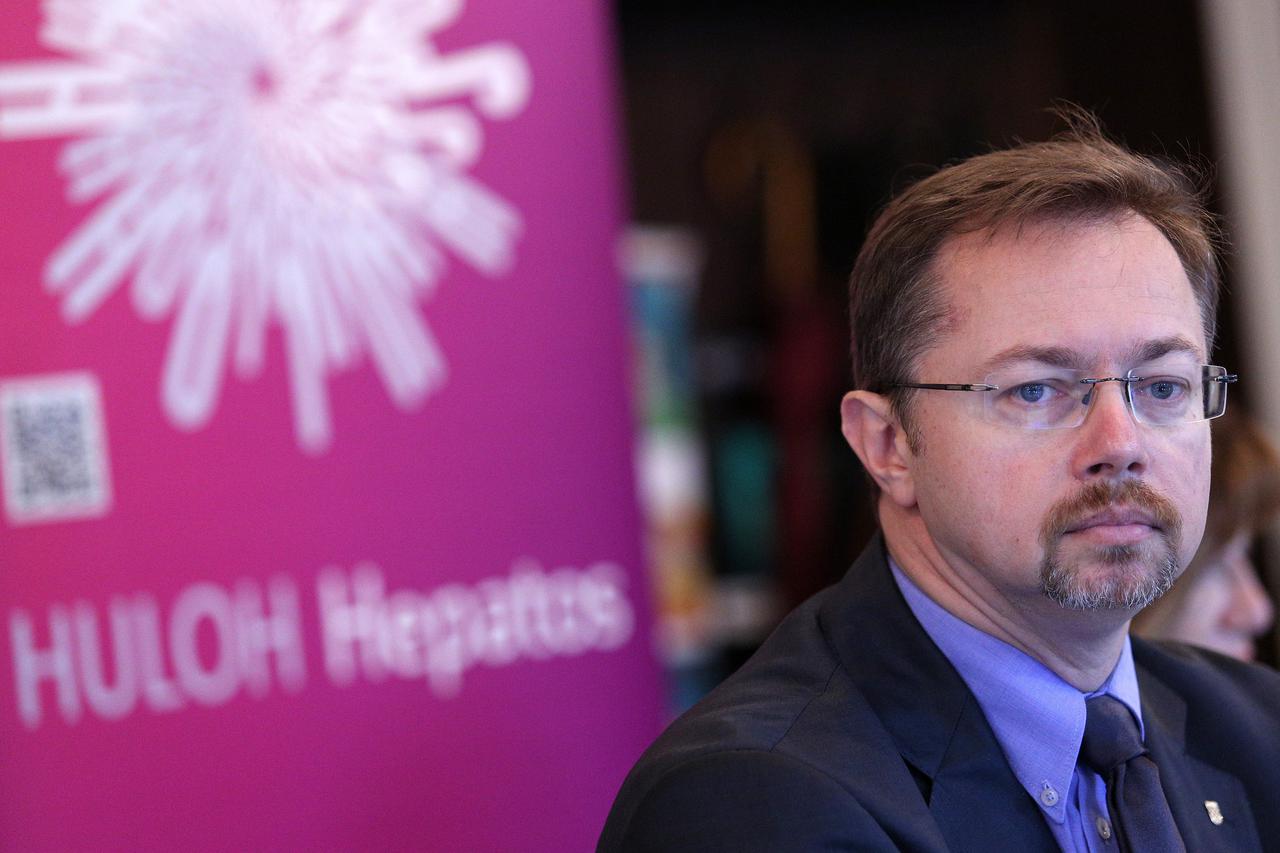 28.07.2015., Zagreb - U Klinici za infektivne bolesti dr. Fran Mihaljevic odrzana je konferencija za medije na kojoj je predstavljen novi Registar osoba s virusnim hepatitisima, podaci o epidemioloskoj situaciji, mogucnostima lijecenja u Hrvatskoj te mobi