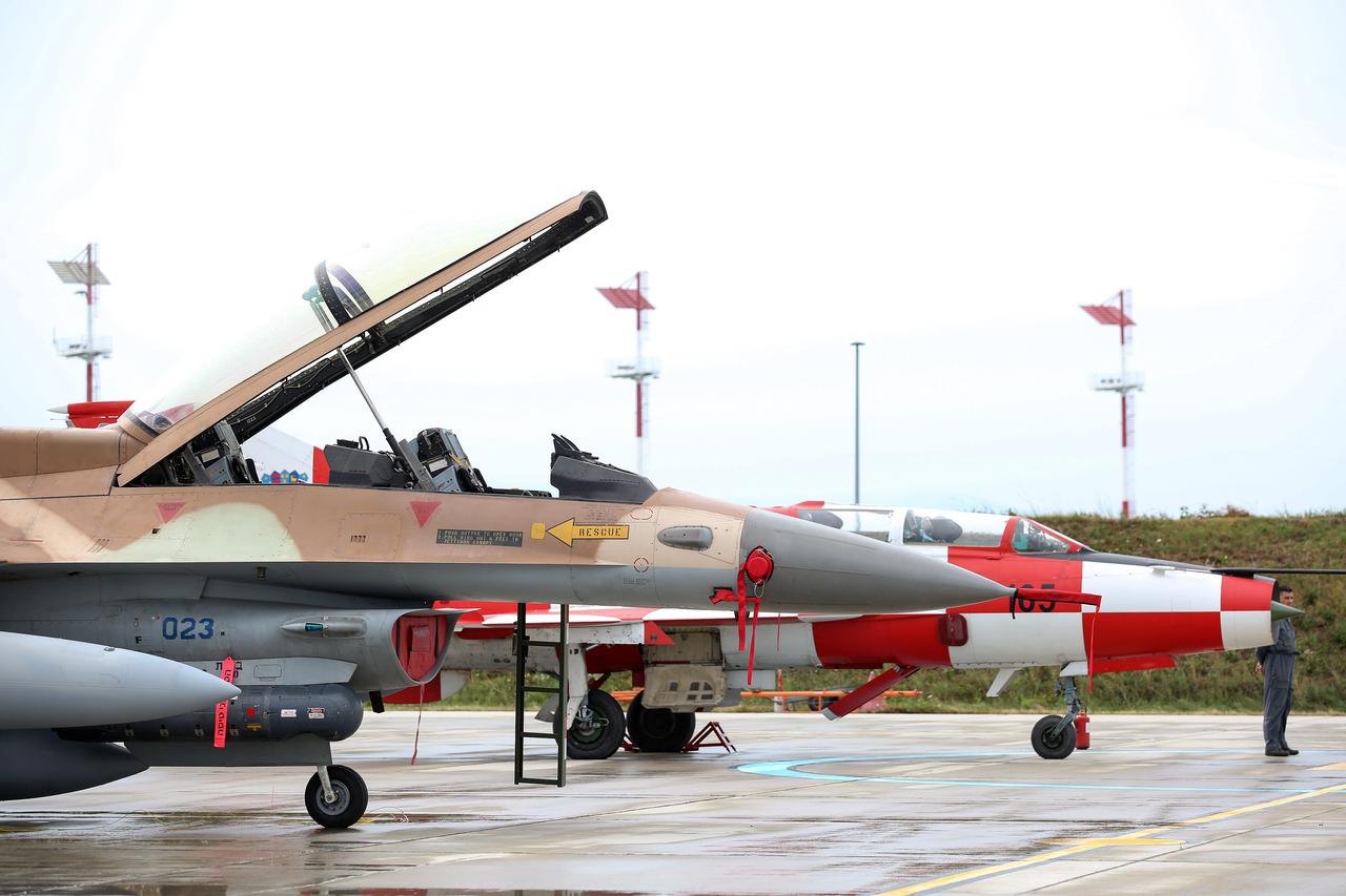 Zagreb: Borbeni avioni F-16 Barak Izraelskog ratnog zrakoplovstva