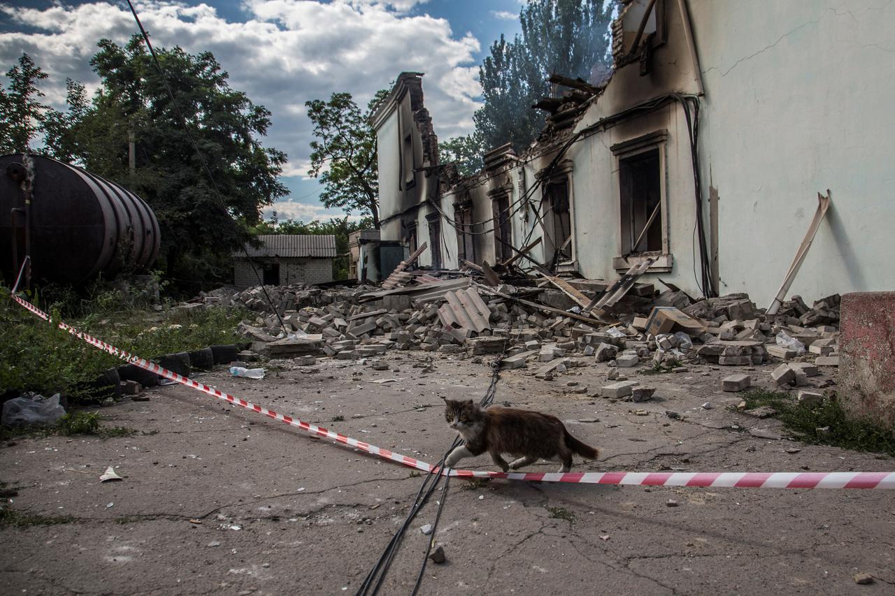 Russia's attack on Ukraine continues, in Lysychansk