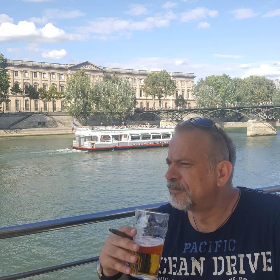 Zoran Šprajc na odmoru u Francuskoj