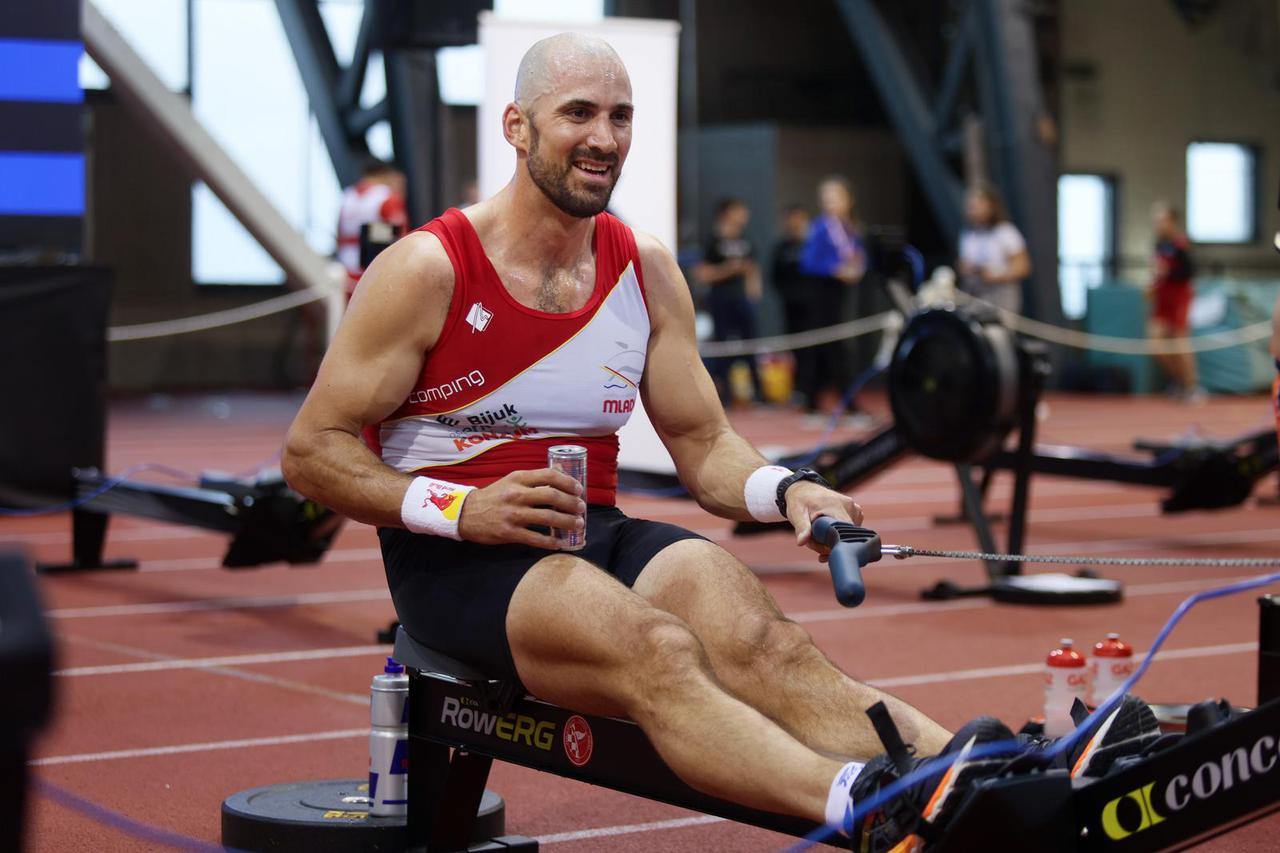Rijeka: Martin Sinković na Međunarodnom veslačkom natjecanju Croatia Rowing Indoor Championship