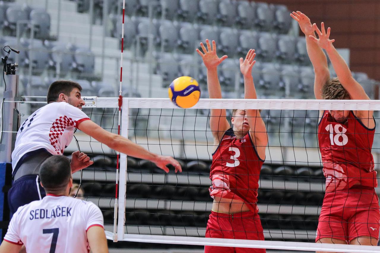 Osijek: Kvalifikacijska utakmica za Europsko prvenstvo u odbojci, Hrvatska - Norveška