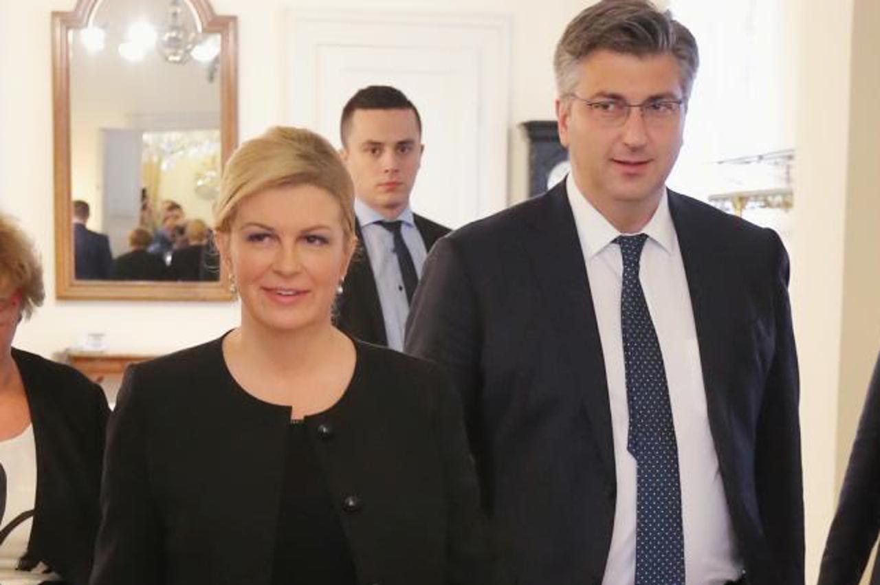 Andrej Plenković i Kolinda Grabar-Kitarović
