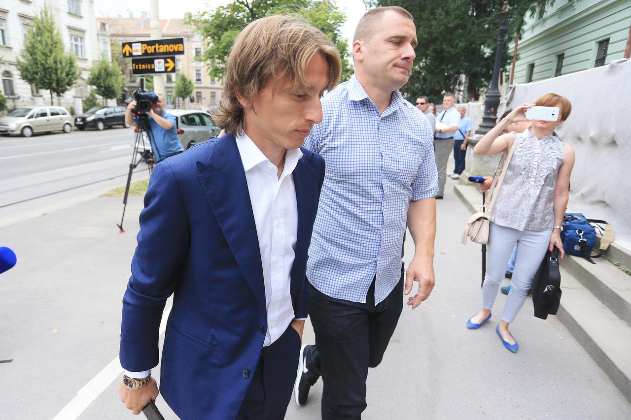 Luka Modrić 13. lipnja u Osijeku na suđenju braći Mamić