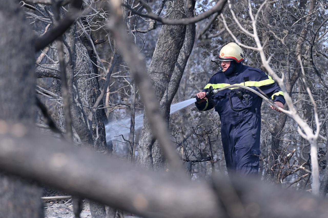Posljedice velikog požara koji je noćas opustošio Zrće