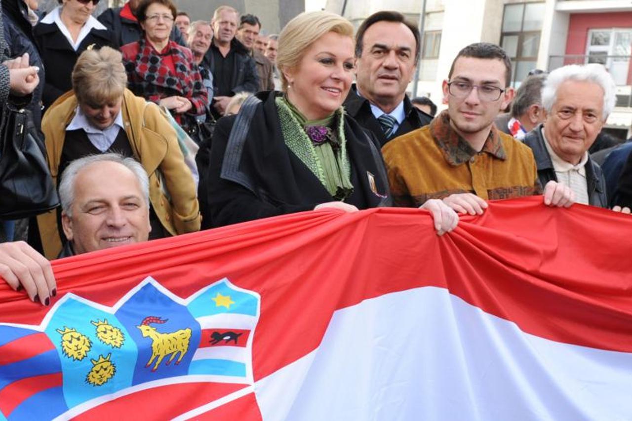 Kolinda Grabar Kitarović,Knin
