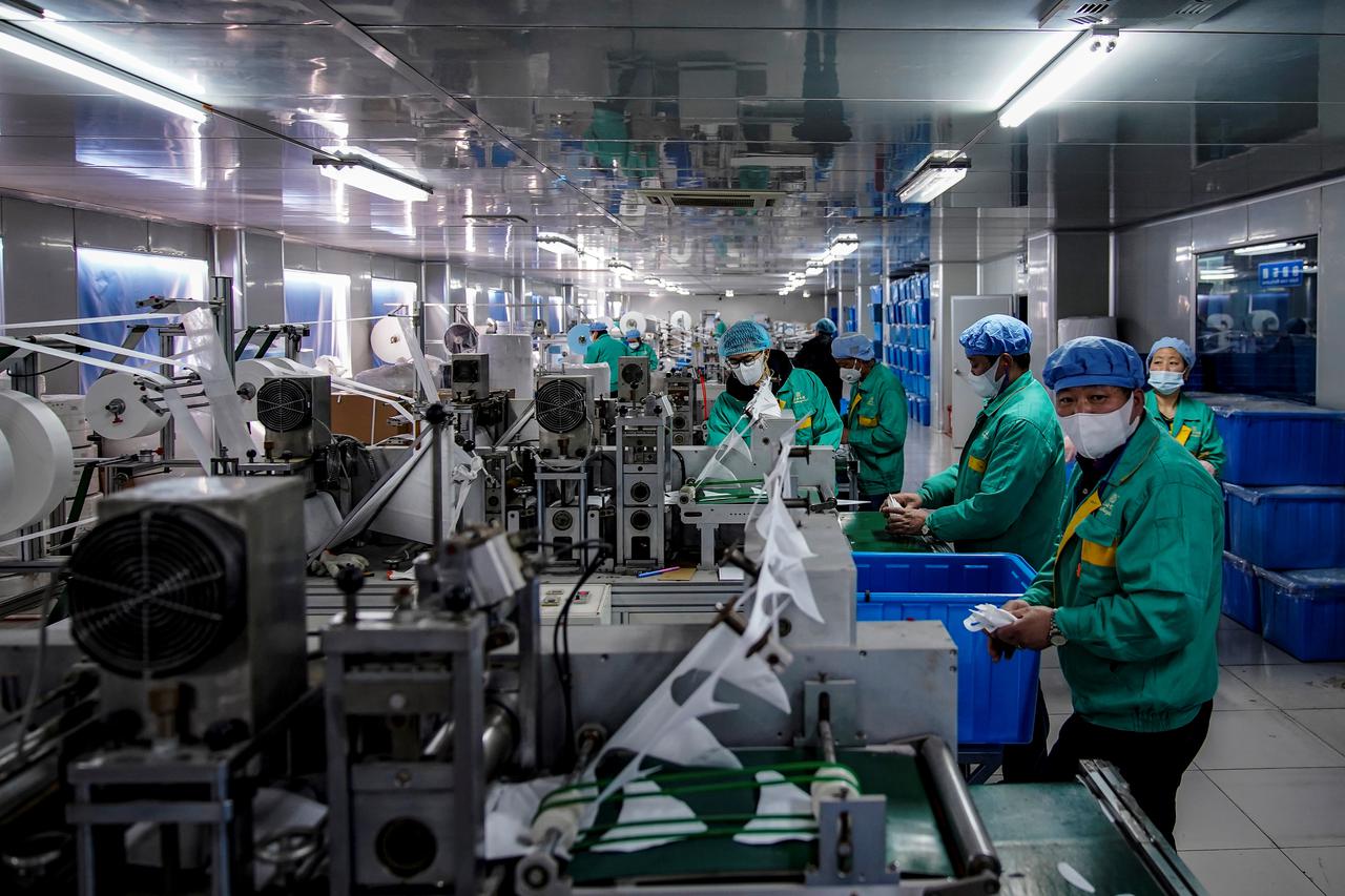 Koronavirus u Kini - proizvodnja zaštitnih maski