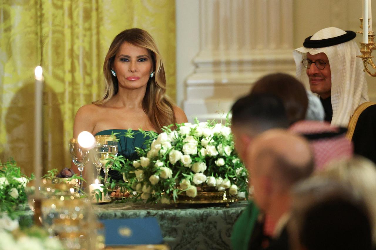 U.S. President Donald Trump hosts dinner for Saudi Crown Prince Mohammed bin Salman, at the White House in Washington