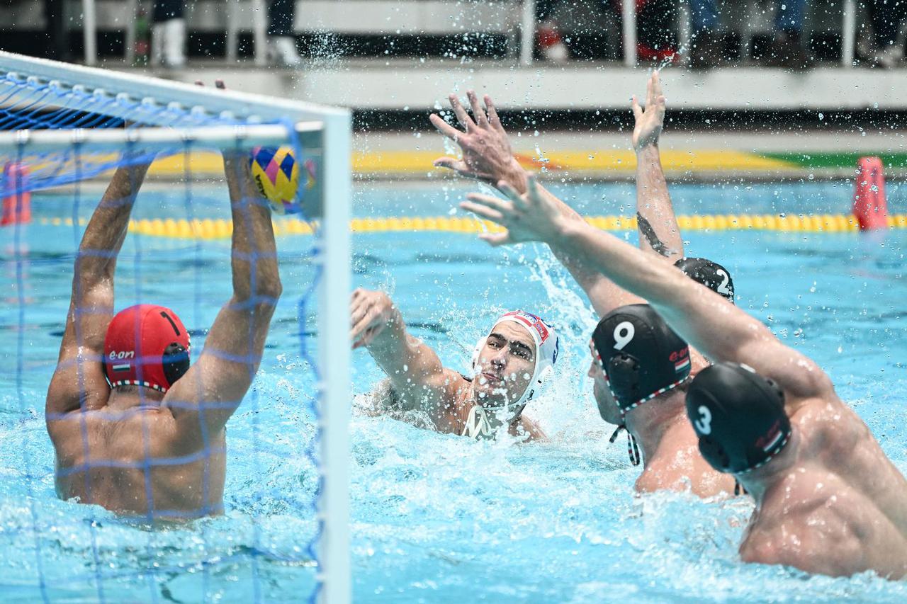 Zagreb: Prijateljska vaterpolo utakmica, Hrvatska - Mađarska
