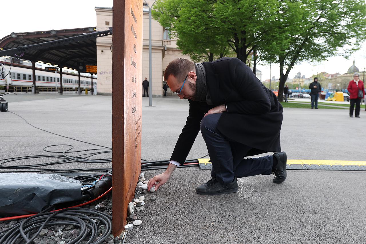 Zagreb: U povodu Dana sje?anja na žrtve holokausta i junaštva Židova, na zagreba?kom Glavnom kolodvoru održana komemoracija