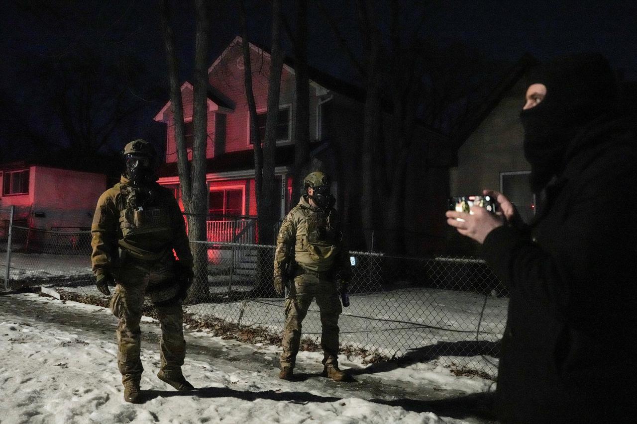 Tensions rise after federal law enforcement agents were involved in a shooting incident, in north Minneapolis