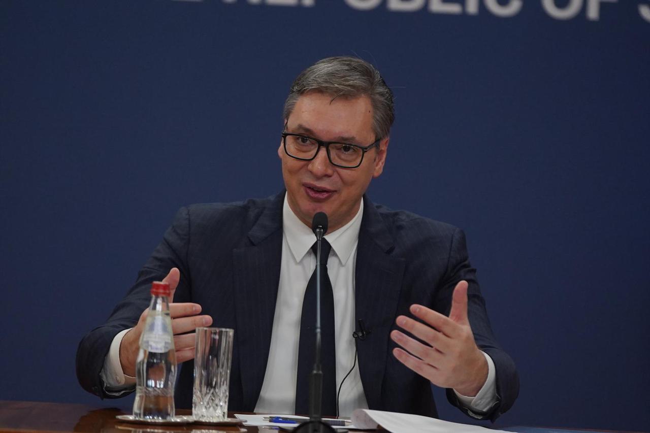 Beograd: Godišnje obraćanje predsjednika Vučića građanima Srbije